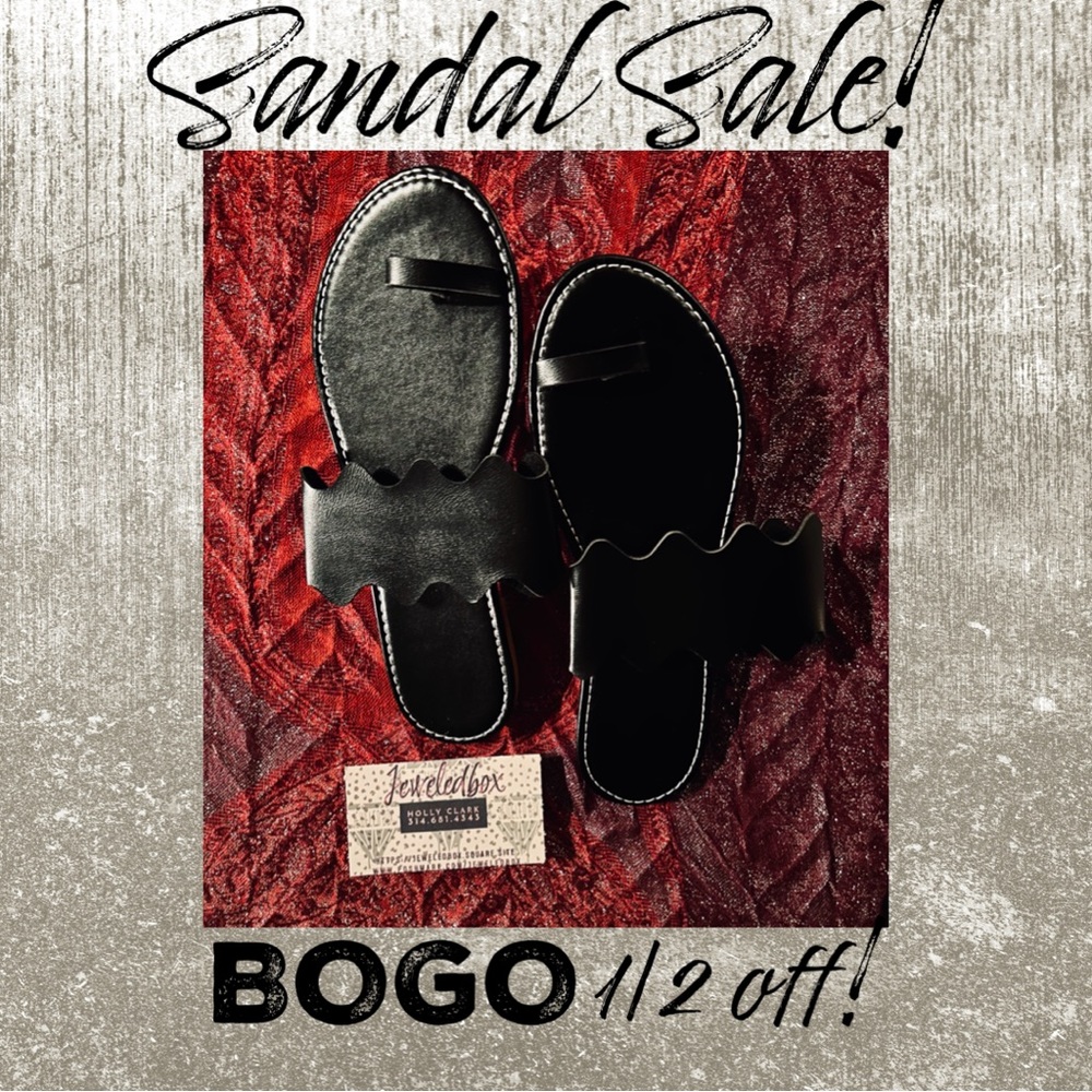Toe Ring Slip On Sandal